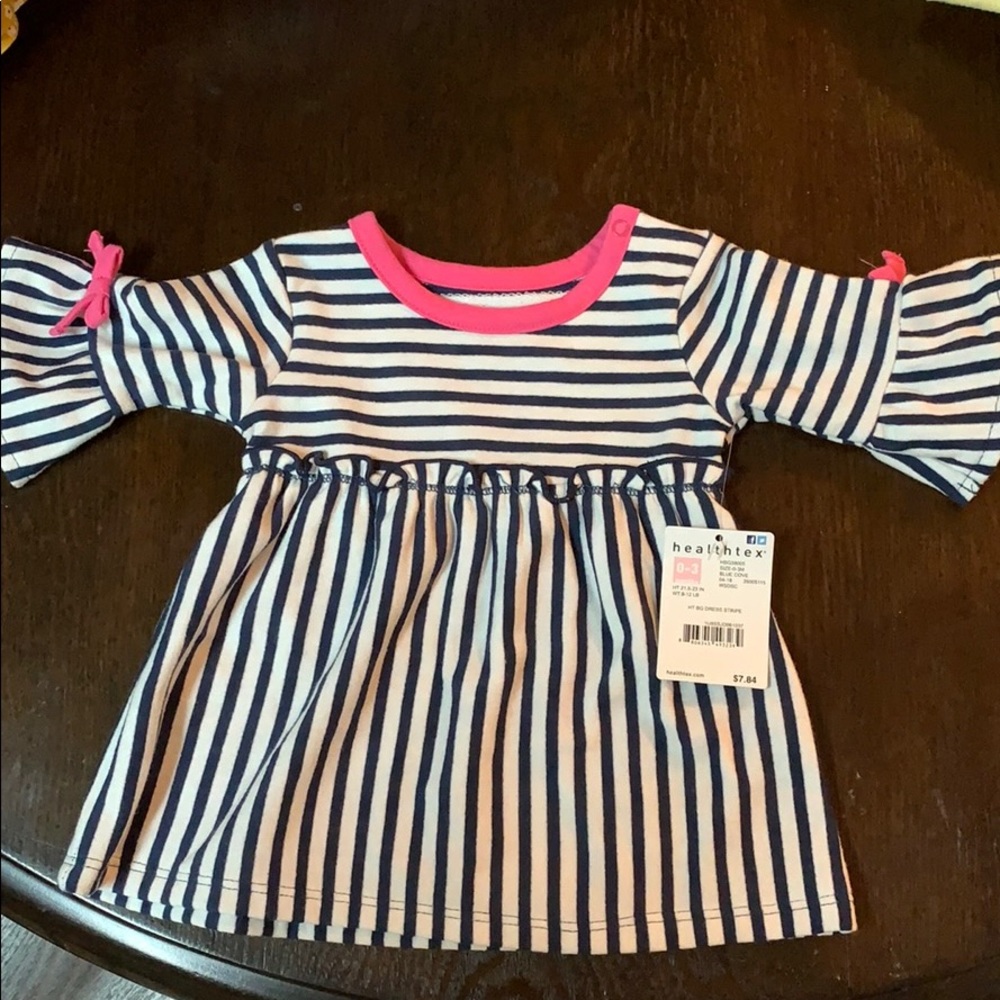 Infant Striped Blouse (0-3)